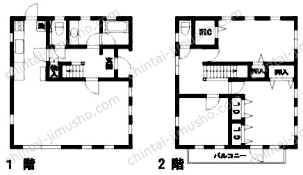 立川栄町戸建の間取図