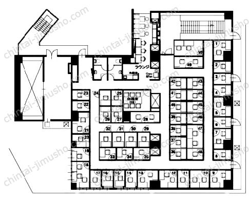 協和ビル（シャンボール門前仲町）／ハローオフィス門前仲町の間取図