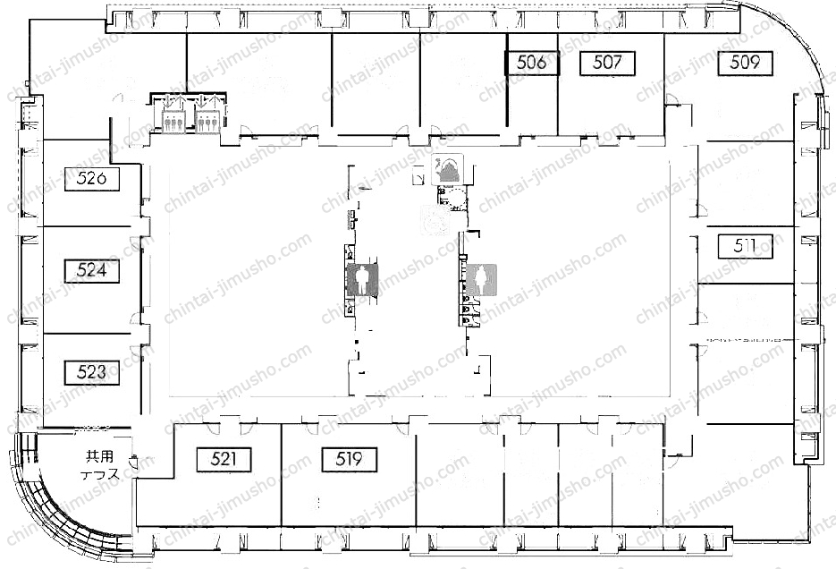 麻布台ヒルズ　レジデンスB（S-Office）の間取図