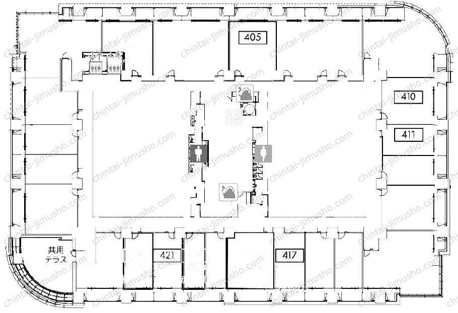麻布台ヒルズ　レジデンスB（S-Office）の間取図