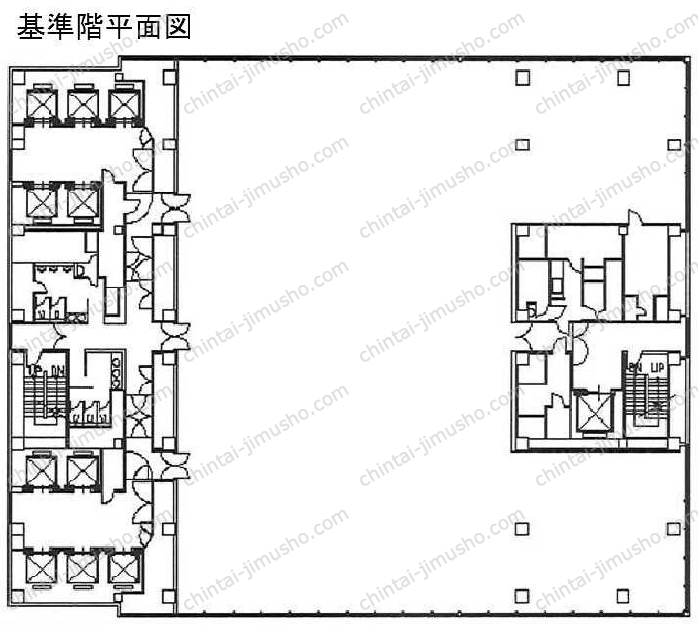 エステック情報ビルの間取図