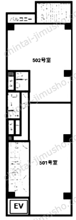 NCKビルの間取図