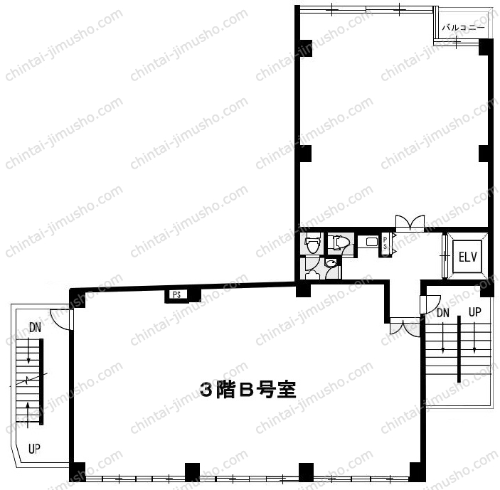 茅場町K-1ビルの間取図