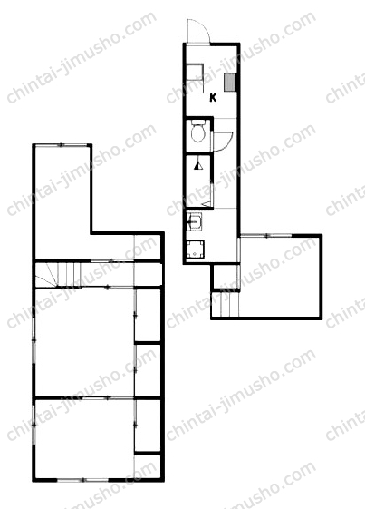 平井4丁目貸店舗事務所の間取図