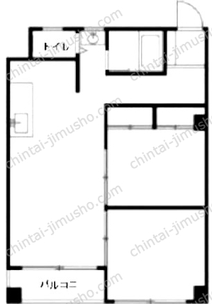 升本マンションの間取図