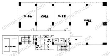 斎藤ビルヂングの間取図