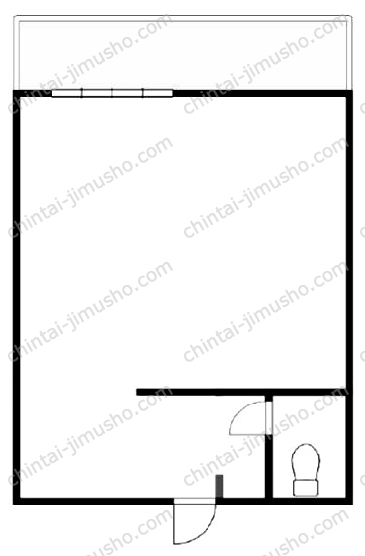 赤レンガビルの間取図