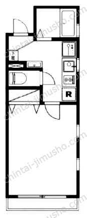 月村マンションNo.22の間取図