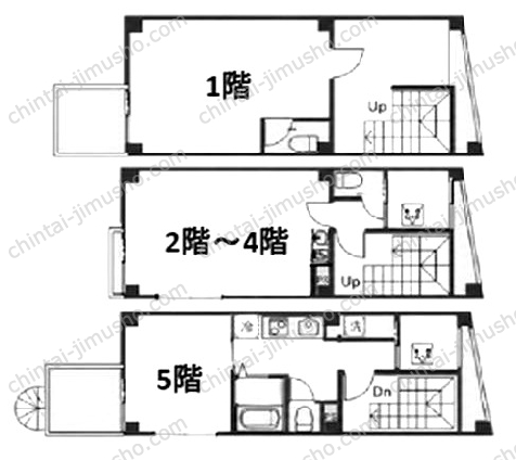 内田ビルの間取図