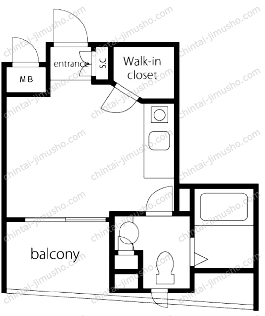 VORT銀座residenceの間取図