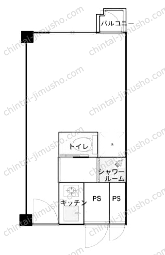 サンモール道玄坂の間取図