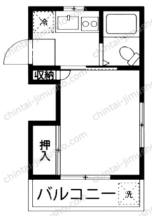 サンハイツ俊の間取図