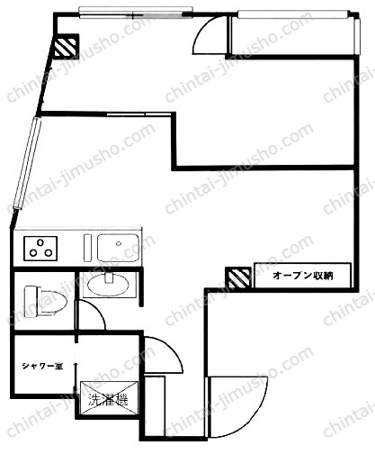 西蒲田ビルの間取図