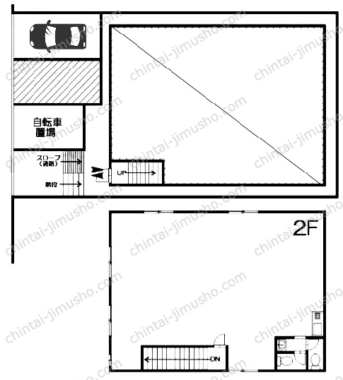 HS貸事務所新羽町の間取図