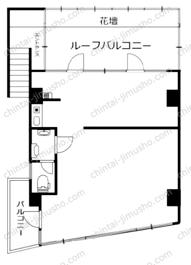 石ビルの間取図