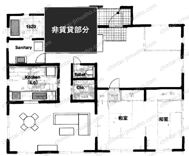 高円寺南３丁目貸事務所の間取図