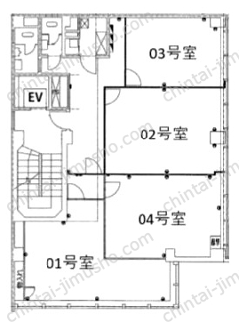 千代田印刷会館ビルの間取図