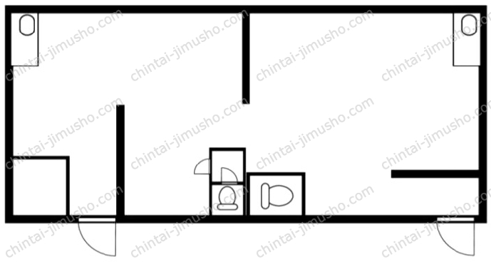 （仮称）上石原1丁目貸事務所の間取図