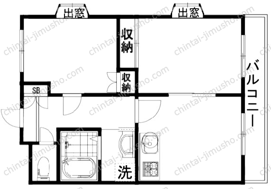 ECRUⅡの間取図