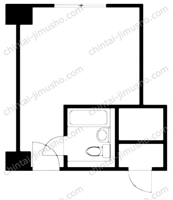 赤坂レジデンシャルホテルの間取図