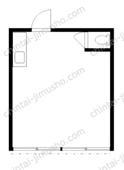 エビス店舗の間取図