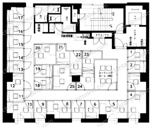 天美ビル／ハローオフィス御徒町Ⅱの間取図