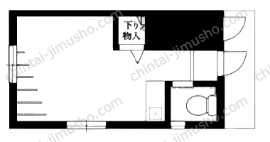 タカラアパートの間取図