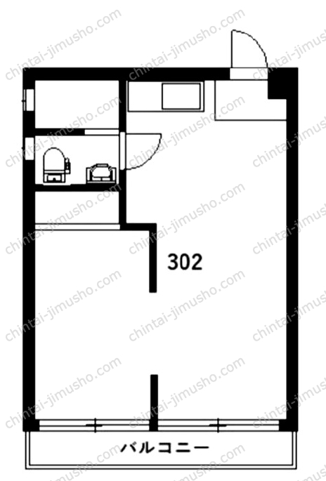 土屋マンションの間取図