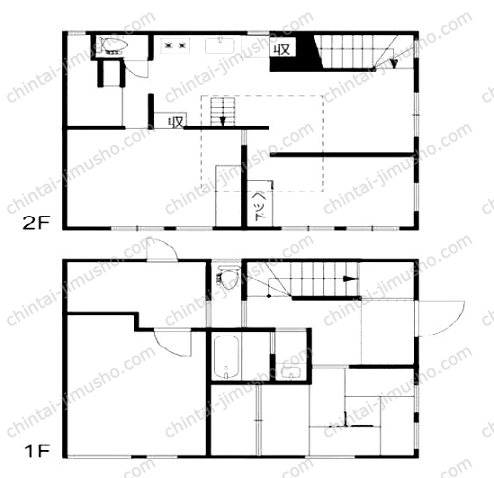 サントミ町屋ハウス１の間取図