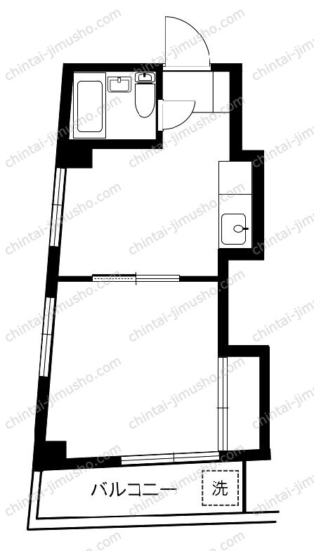サンライズ新宿の間取図
