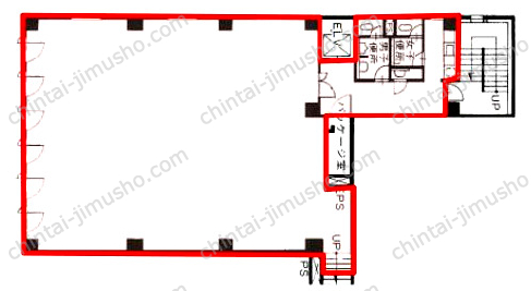 タカセビル別館の間取図