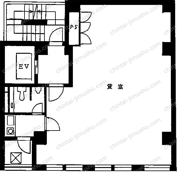 鈴善ビルの間取図