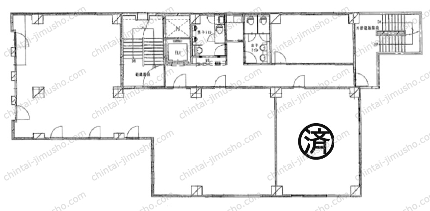 徳海屋ビルの間取図