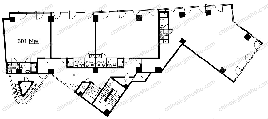 道玄坂スクエアの間取図