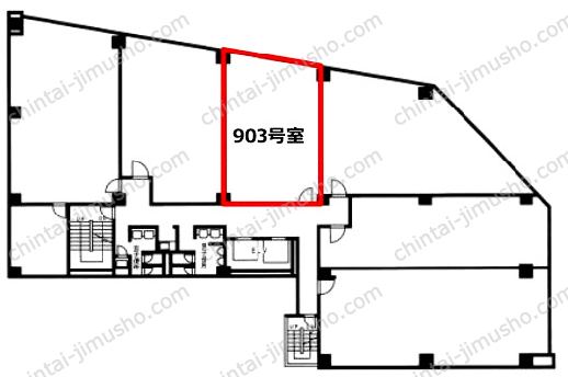 銀座昭和通りビルの間取図