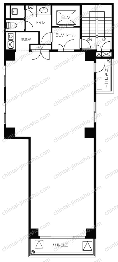 芝尾島ビルの間取図