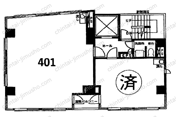 5セントラルビルの間取図