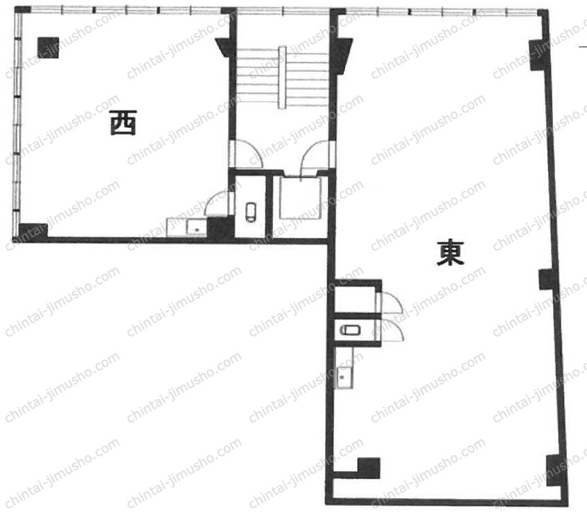 昭和ビルの間取図