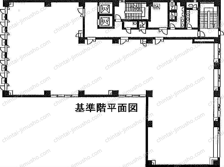 勝永六番町ビルの間取図