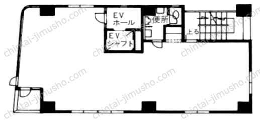 六甲第2ビルの間取図