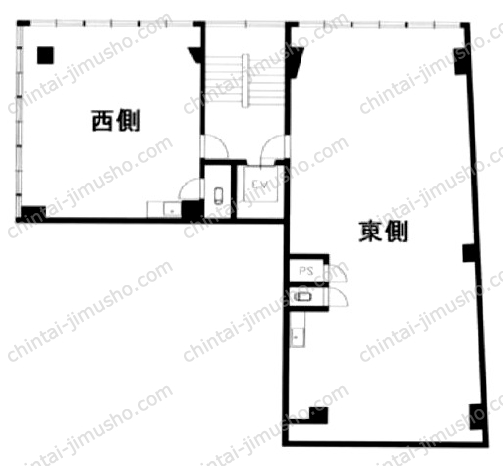 昭和ビルの間取図