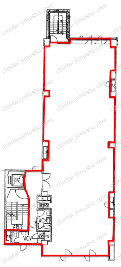 井門九段北ビルの間取図