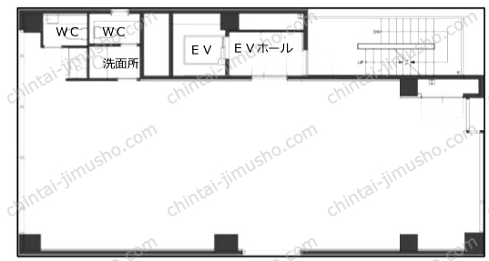 門前仲町1丁目ビルの間取図