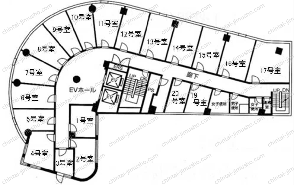 初台センタービル／BLOCKS MUTE HATSUDAIの間取図