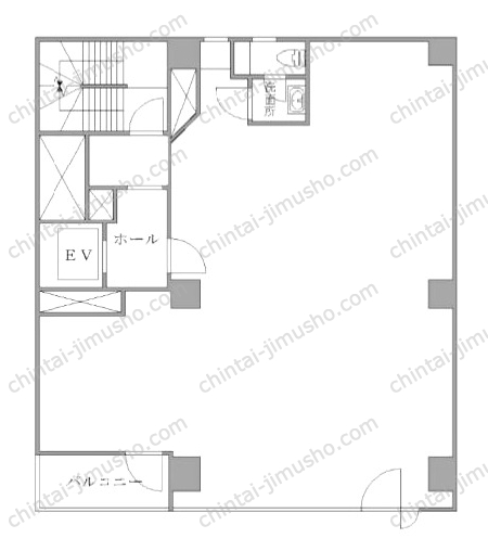 岡崎ビルの間取図