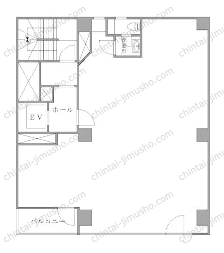 岡崎ビルの間取図
