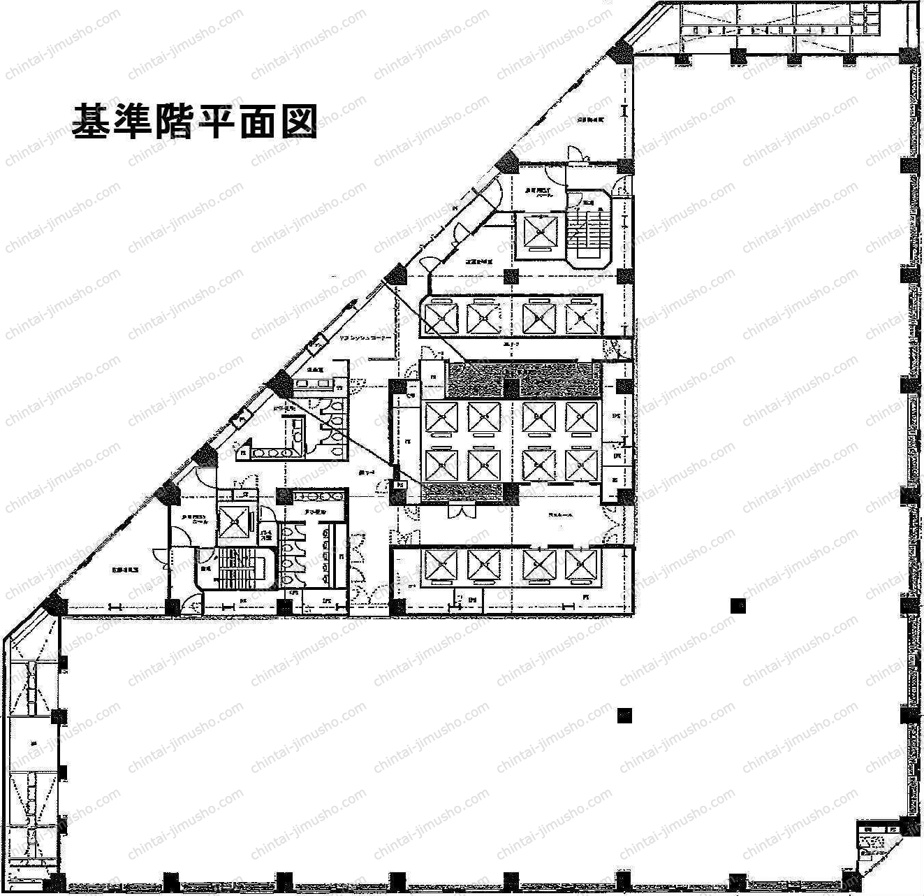 城山トラストタワー／Cozy Works KAMIYACHOの間取図