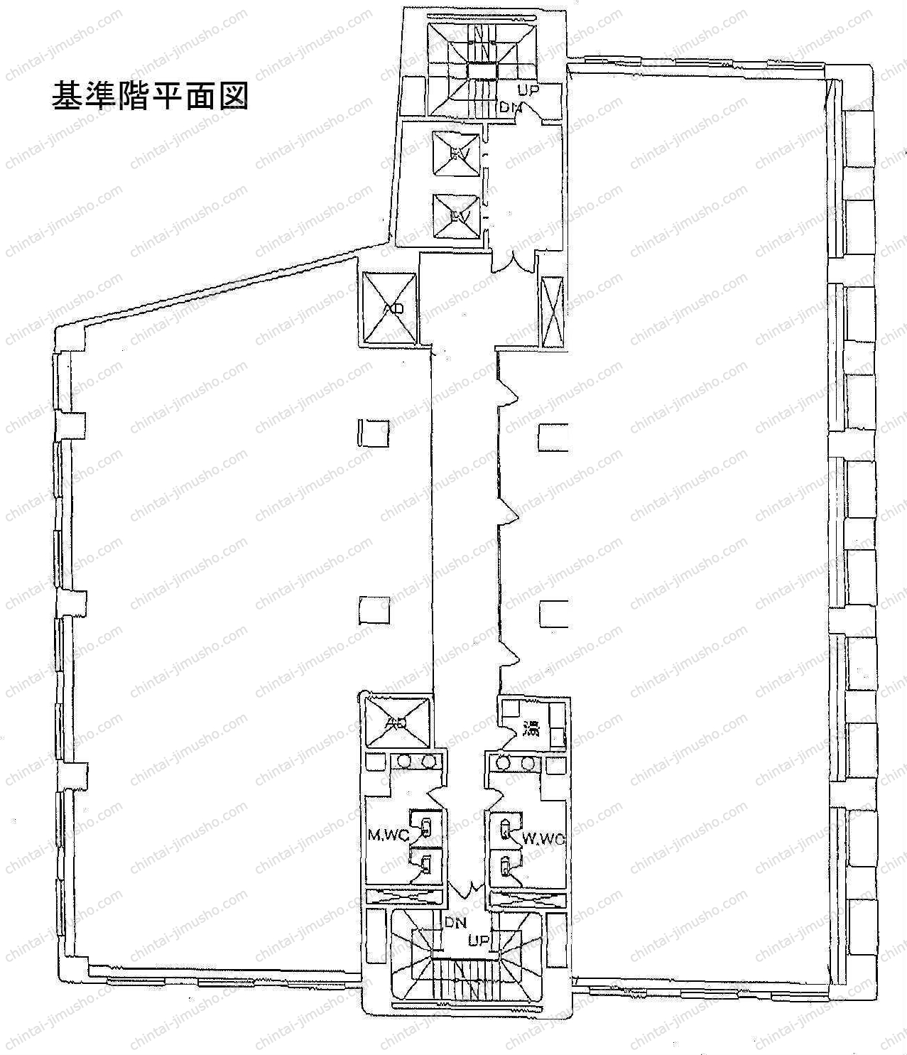 第2秋山ビルディングの間取図