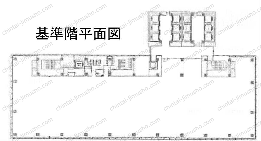 虎ノ門タワーズオフィスの間取図