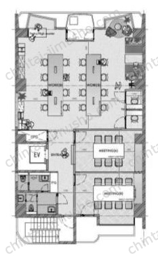 パシフィックスクエア九段南の間取図